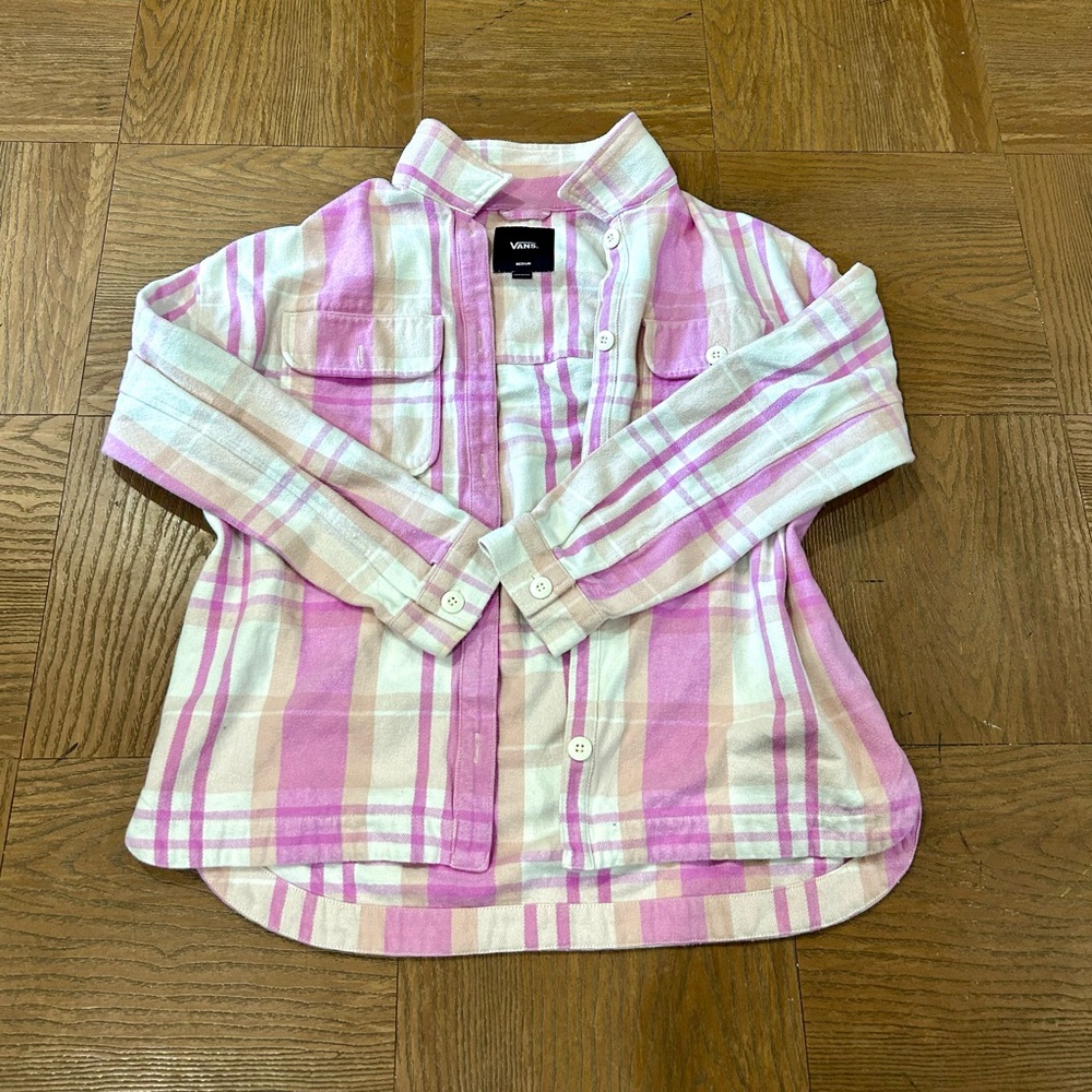 Vans Pink and White Winter Coat